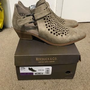 Taupe booties